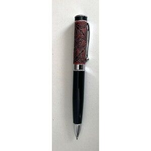 Conklin Duragraph Ballpoint Pen Red Nights w/Black Resin Barrel w/Refills (Note)